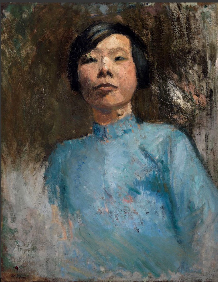WILHELM THÖNY - Portrait einer Chinesin